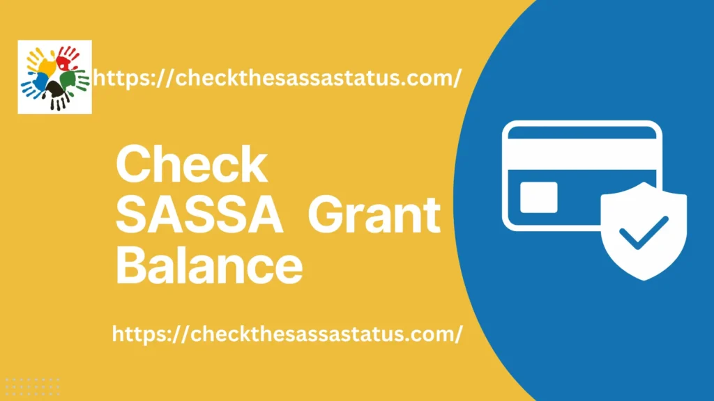 Check SASSA Grant Balance