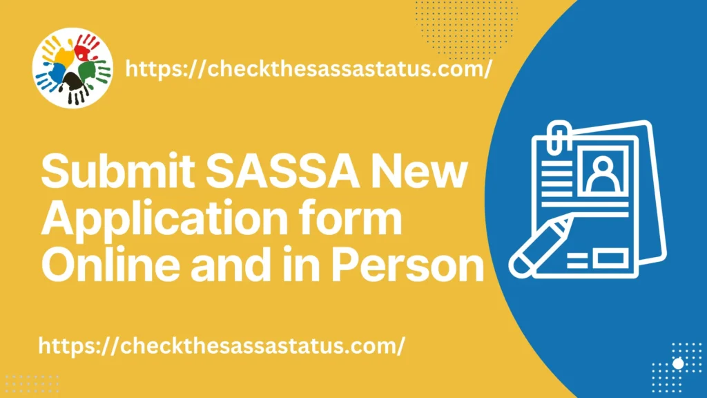 Submit SASSA New Application